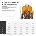 thumbnail image 5 of Uemuo Colorful Sweaters And Strings Pattern Women's Full Zip UPF 50+ Sun Protection Hoodie Jacket Long Sleeve Sun Shirt Hiking Outdoor Performance with Pockets-X-Large, 5 of 9