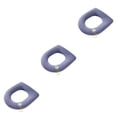 thumbnail image 2 of sweethay Funda blanda para asiento de inodoro, cojín reutilizable, almohadilla estirable, alfombrilla antideslizante, accesorios de baño de Type1 NO1, 2 of 6