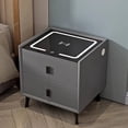 thumbnail image 2 of Charging Smart Night Table Nordic Wooden Dressers Hotel Storage Modern Nightstand Drawers Table De Chevet Bedrooms Furniture My Lux Decor Round, 2 of 26