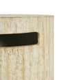 thumbnail image 5 of Christopher Knight Home Outdoor Round Propane Tank Cover, Lightweight Concrete Side Table, Travertine Beige, 5 of 7