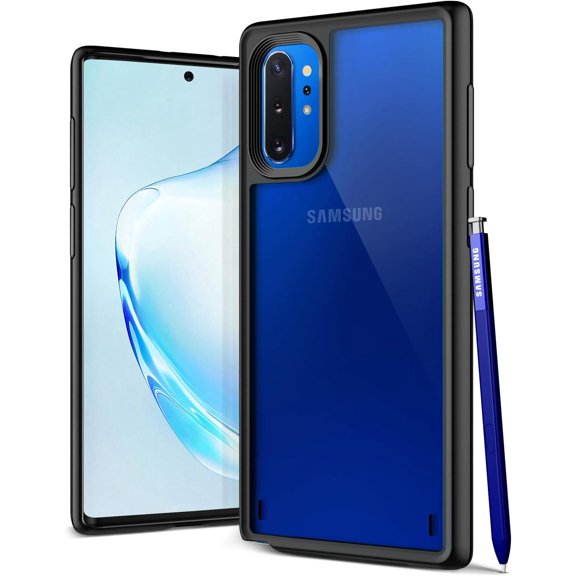 VRS Design Phone Case for Galaxy Note 10 Plus, [Damda Crystal Mixx] Premium Clear Case [Black]