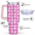 thumbnail image 3 of Gift for Dog Lovers Cute Dog Tumbler for Women - 40oz Dog Tumblers with Handle Straw and Lid Tumbler Cup Travel Coffee Mug, 3 of 7