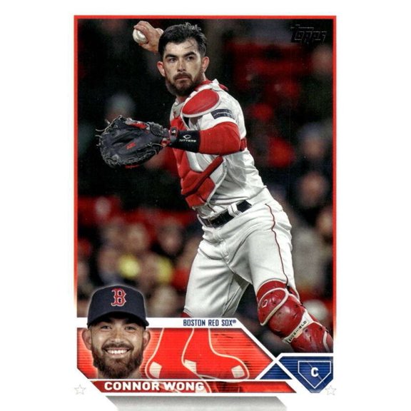 2023 Topps Update Series Connor Wong #US232 NM-MT Boston Red Sox Baseball Card Boston Red Sox MLB Baseball Trading Card