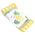 thumbnail image 1 of Hamaca inflable para piscina, cama de salón flotante, colchones de aire, cama, piscina, hamaca de agua para viajes Amarillo, 1 of 9