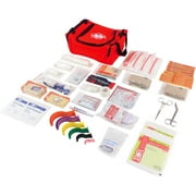 Ever Ready First Aid EMS First Responder Fully Stocked Trauma First Aid Kit (Red)