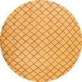 thumbnail image 1 of Ahgly Company Indoor Round Oriental Orange Industrial Area Rugs, 6' Round, 1 of 4