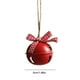 thumbnail image 4 of Campanas Navidad Colgantes para Puerta Ventana (redonda) Rojo, 4 of 6
