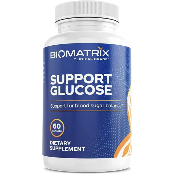 Blood Sugar Stabilizer Supplement for Healthy Blood Sugar & Glycemic Control with Gymnema, Vanadyl Sulfate, Chromium Picolinate, Cinnamon - Support Glucose (60 Capsules)
