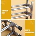 thumbnail image 4 of Toystoory Estante para zapatillas de baño, zapatero Simple de acero inoxidable para dormitorio, balcón, comedor Almacenamiento y organización del hogar No.1 Toystoory HA024916-01, 4 of 6