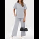 thumbnail image 3 of Conjunto Deportivo de Dos Piezas para Mujer, Informal, de Corta y Pantalón . Gris XXL, 3 of 5