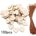 thumbnail image 2 of Pizarra de madera BLESIY Rebanadas de Vacío 100 Piezas para Manualidades, 2 of 8