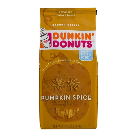 Dunkin' Donuts Ground Coffee Pumpkin Spice, 11.0 OZ ...