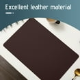 thumbnail image 6 of Rectangular Leather Placemat Solid Colour Faux Leather Placemats , Coffee Mats, Kitchen Table Mats,, Easy To Clean Kitchen Table Mats, Usupdd 2025 Rectangular Leather Placemat Solid Colour, 6 of 7