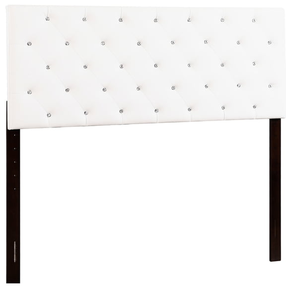 Comfortable White King - Size Headboard / Adds Style to Bedroom Effortlessly
