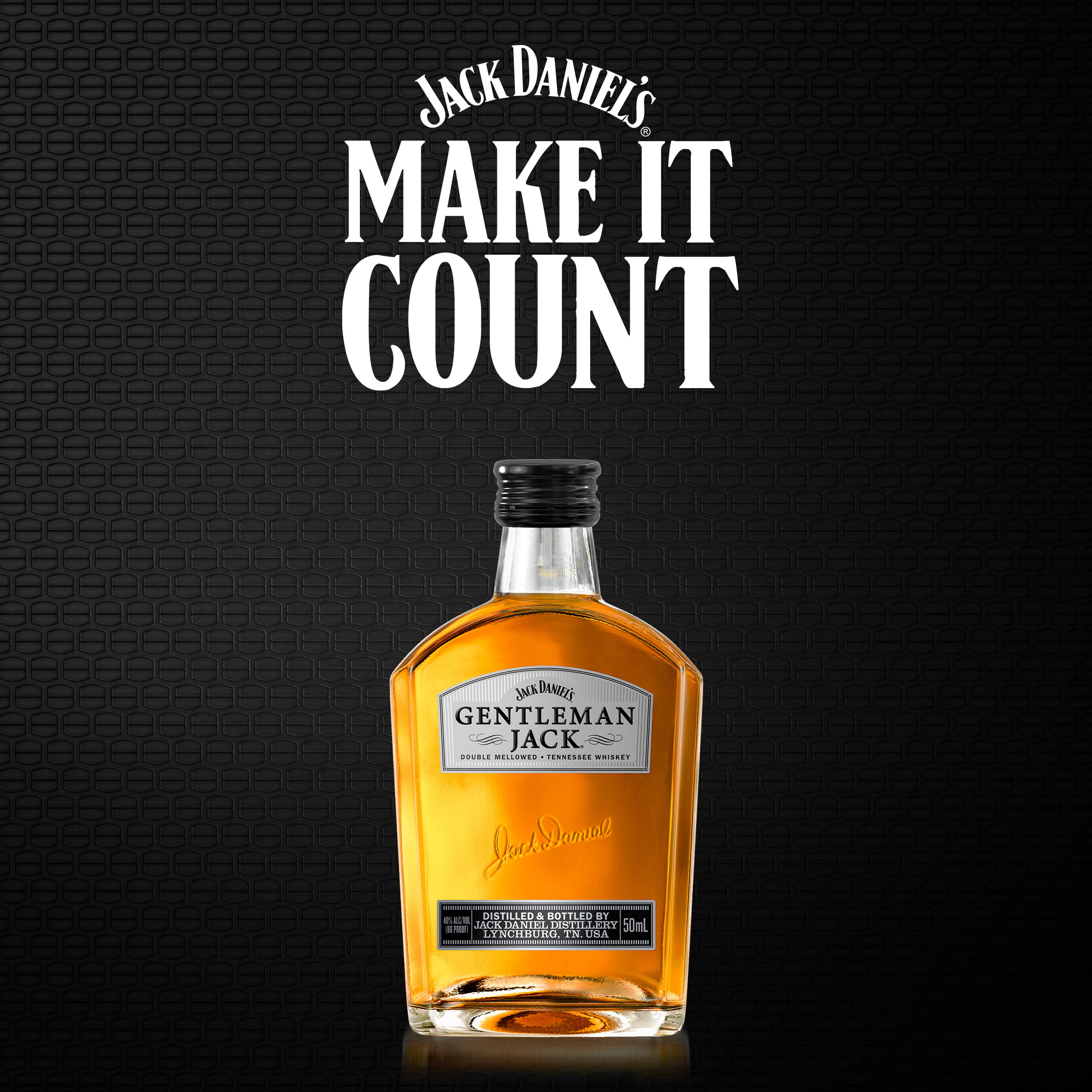 Jack Daniel's Gentleman Jack Tennessee Whiskey, 50 mL Bottle, 80 Proof -  Walmart.com