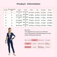 thumbnail image 7 of TSSOE Toddler Girls Ballet Leotards Full Body Gymnastics Unitards One Piece Dance Bodysuit Skating Jumpsuit Navy Blue 12, 7 of 7