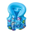 thumbnail image 4 of Kids Inflatable Swim Vest Adjustable Buoyancy for Kayak Boating Water Sports, 4 of 7