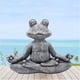 thumbnail image 2 of Estatua de rana de yoga meditando: regalos para mujeres/mamá, figuras de ranas de jardín zen para decoración del hogar y el jardín, ideas de regalos de decoraciones de ranas, regalos de ranas para mu, 2 of 5