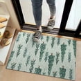 thumbnail image 2 of Light Green Christmas Tree and Snow Pattern Door Rugs,Washable Non Slip Door Mats Indoor,Decorative Door Mats,Entry Mat Indoor for Entrance,Bedroom,Kitchen,Bathroom,20"x32", 2 of 6