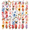 2A, variant on 35pcs-50pcs Floral Stickers Nature PVC Stickers Hummingbird Stationery Stickers for Laptops Phones Notebooks