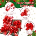 thumbnail image 4 of 60 Pcs Valentine's Day Large Pull Bows Ribbon Gift 6 Inch Red Gift Wrapping Bows for Christmas Winter Presents Wedding Birthday Party Basket Holiday Decor, 4 of 7