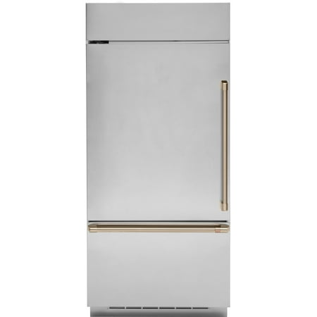 Café - 21.3 Cu. Ft. Bottom-Freezer Built-In Refrigerator with Left-Hand Side Door - Stainless steel