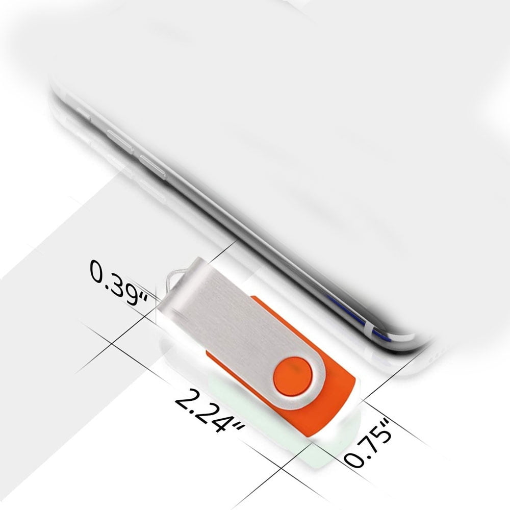 50 Pack Flash Drives 1GB   Premium USB 2.0 Thumb Drives Bulk USB Memory Stick 1GB Pendrive Jump Drive (1GB 50 Pack,orange)
