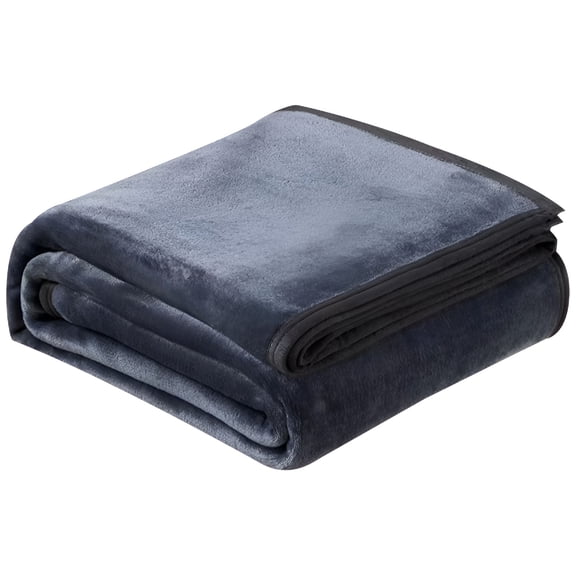 AUQ 2026 New Sherpa Fleece Throw Blanket 30" X 40" Reversible Plush Fluffy Large Big Blanket Lattice Flannel Blankets for Sofa Couch Bed for Home,Sofa,Bedroom,Travel (Grey-Soft Blue,30"*40")