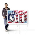 thumbnail image 4 of Labor Day Sale Yard Sign 5 Pack of 24 Inch x 36 Inch Single Sided Weatherproof Heavy-Duty Plastic with Stake | Seasonal Promotions, Retail Discounts, Event Marketing | Made in USA, 4 of 7