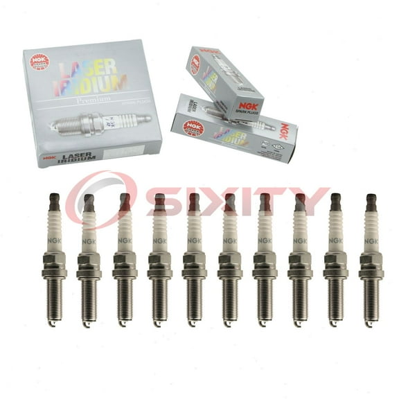 10 pc NGK 93675 Laser Iridium Spark Plugs for 31909-HL4-003 Ignition Wire Secondary