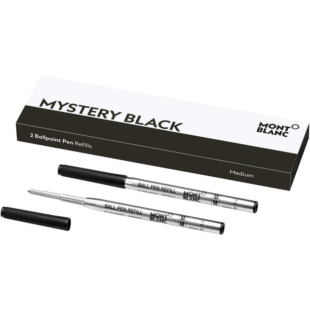 Recambio para bolígrafo Montblanc Broad Tip Mystery Black x2