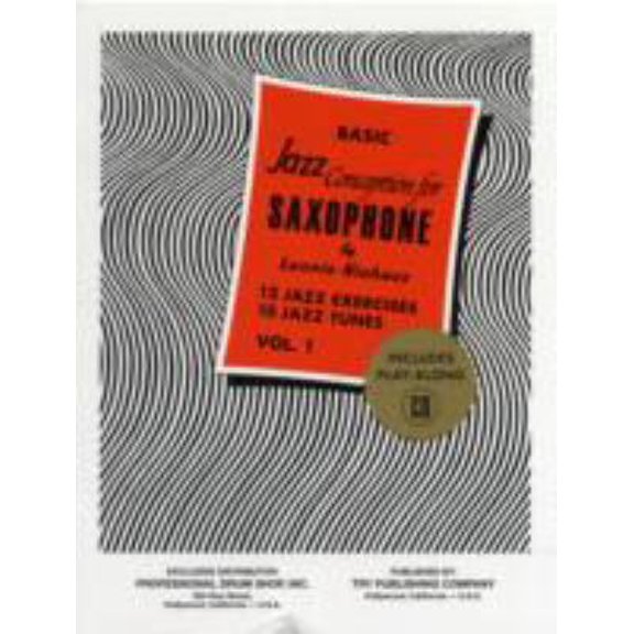 Pre-Owned TRY1057 - Basic Jazz Conception for Saxophone Volume 1 - Book/CD (Unknown) 1934638005 9781934638002