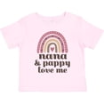 thumbnail image 3 of Inktastic Nana and Pappy Love Me Rainbow Girls Toddler T-Shirt, 3 of 5