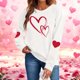 thumbnail image 1 of TaTaai Hoodies Shirts for Women Early Fall Long Sleeve Tops Vintage Graphic Outfits Tops Fashion Pullover Tees Gift, 1 of 9