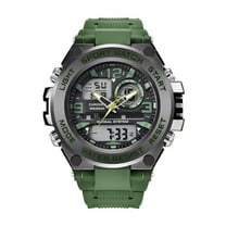 DESIGNICE Men's Watch 50M Wristwatch Led Quartz Sport Watch,Sport Watches for Men