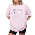 thumbnail image 2 of Literally Just a Boy Mom T-Shirt – Floral Dirt Mud Trucks Tractors Race Cars Sports Mom Tee, Baseball Football Mama Shirt Gift for Women, 2 of 6