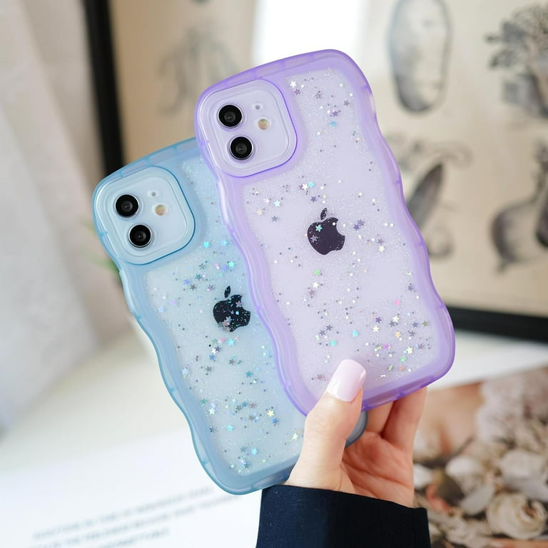 Compatible with iPhone 12 Mini,Cute Kawaii Bling Sparkle Glitter