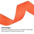 thumbnail image 3 of Polypropylene Webbing Straps for Outdoor Activities and More Orange, 3 of 5
