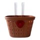thumbnail image 1 of Cesta para bicicleta infantil, cesta de regalo para exteriores, adorable, divertida, ligera para niños. Marrón, 1 of 9