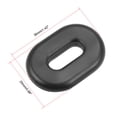 thumbnail image 3 of Unique Bargains Side Cover Grommet Single Side Rubber Oval Washer 2Set, 3 of 6