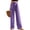 Bm 19 Purple, variant on Womens Casual Wide Leg Pants High Waisted Button Down Straight Long Trousers Palazzo Pants Slacks with Pockets S-3XL