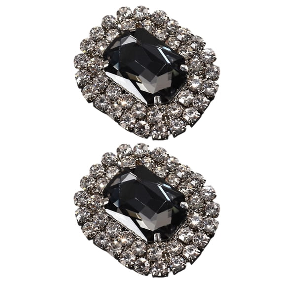 2Pcs Shoe Clips Charms for Women Detachable Rhinestones Crystal Shoe Buckles Bridal Wedding Prom Party High Heel Decors