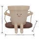 thumbnail image 5 of Macetas Creativas Resina Con Cara para Plantas Interior Y Exterior (columpio C), 5 of 5