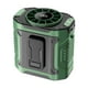 thumbnail image 1 of Ventilador portátil de cintura, recargable, 100 velocidades, para oficina Verde, 1 of 9