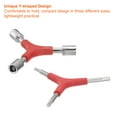 Uxcell YShaped 3 Way Bike Hex Wrench Set 8/9/10mm YType Inner Hex