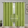 thumbnail image 2 of Grommet Blackout Curtains for Bedroom and Living Room - 2 Panel Set - Light Blocking Window Drapes, 54 X 95 inch Length, Sage, 2 of 7