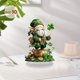 thumbnail image 4 of Decoración de Mesa con Forma de Abuelo de Cuatro Hojas Verde, 4 of 7