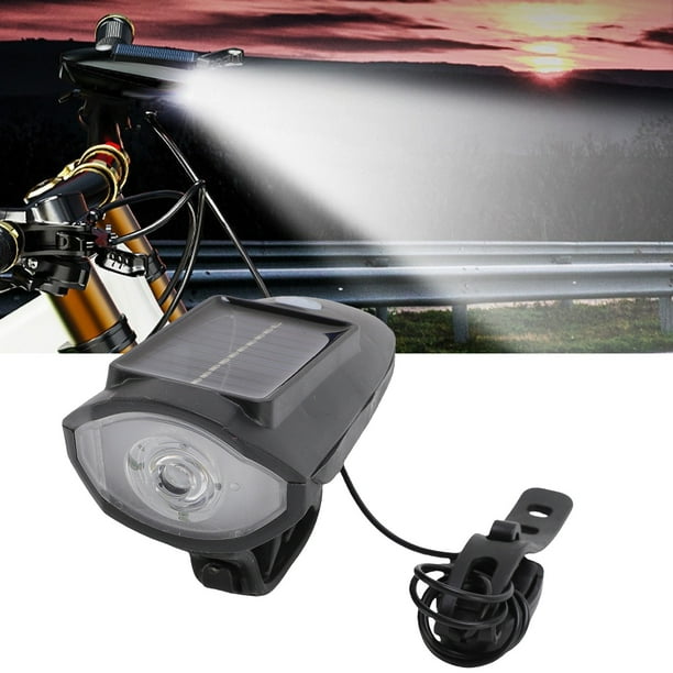 Luz de Bicicleta Solar, Eficiencia de Conversión Fotoeléctrica de Luz Solar recargable para bicicletas de Montaña para bicicletas de Montaña