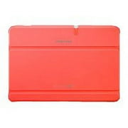 Samsung Magnetic Book Cover EFC-1H8SOE - Flip cover for tablet - polyurethane, polycarbonate - orange - for Galaxy Tab 2 (10.1), Tab 2 (10.1) WiFi