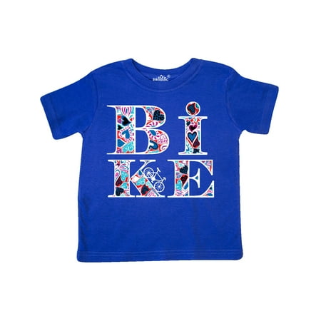 

Inktastic Heart Filled Bike White Gift Toddler Boy or Toddler Girl T-Shirt